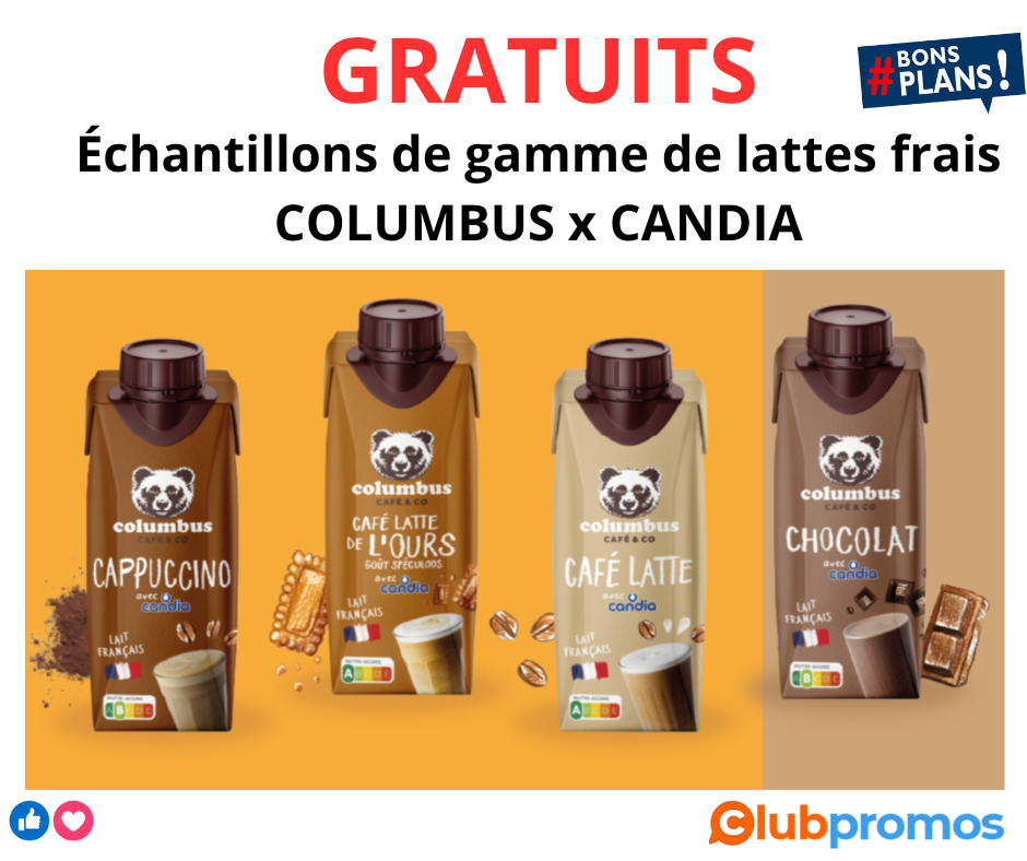 Échantillons gratuits de lattes frais COLUMBUS x CANDIA pour les pros de la restauration !.png