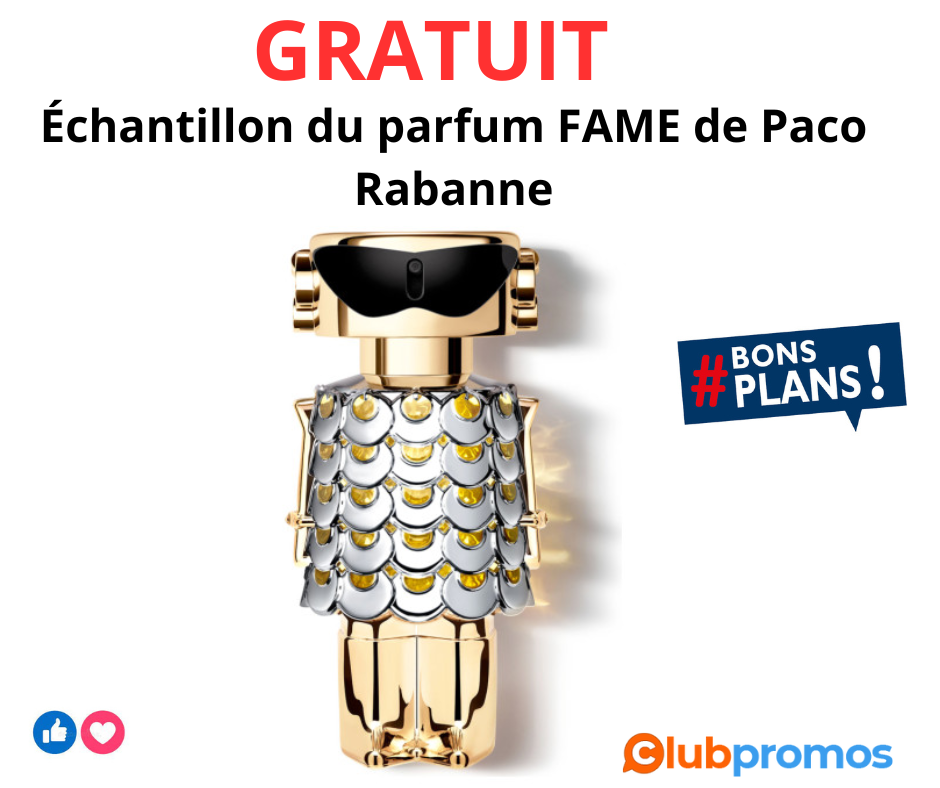 Échantillons GRATUITS du parfum FAME de Paco Rabanne .png