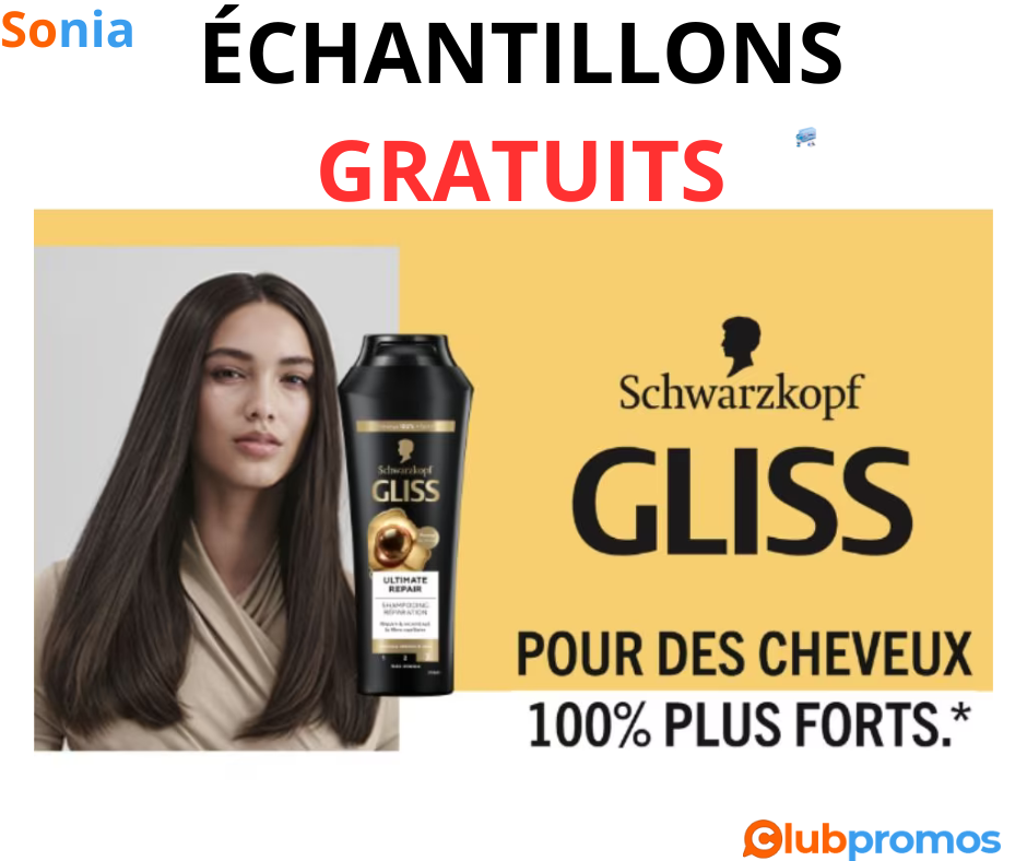 Bon Plan Échantillons gratuits Shampooing Schwarzkopf Gliss Ultimate Repair.png