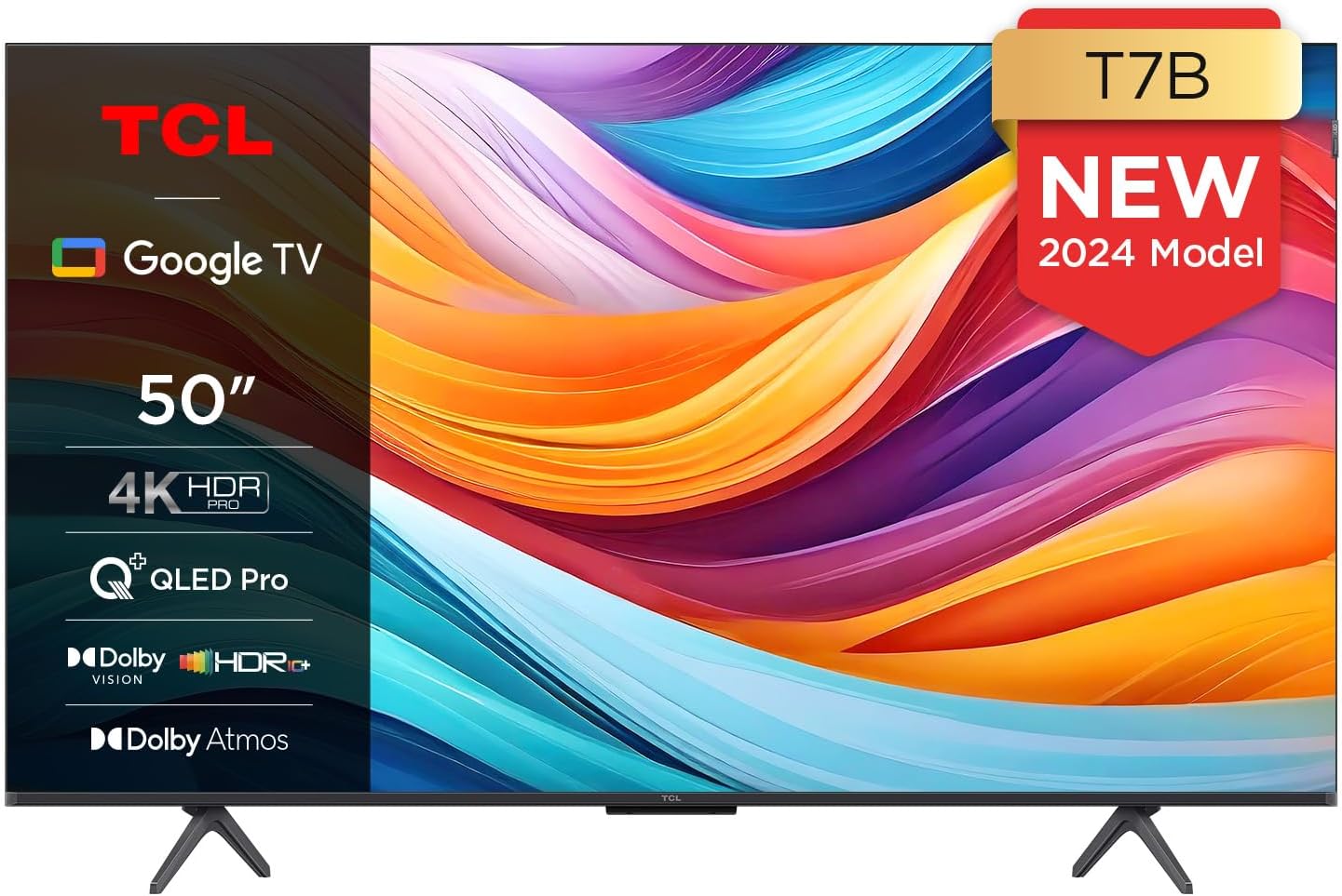 TV 50 pouces TCL QLED 50T7B - 4K HDR Pro, Google TV, Dolby Atmos, Compatible avec l’Assistant ...jpg