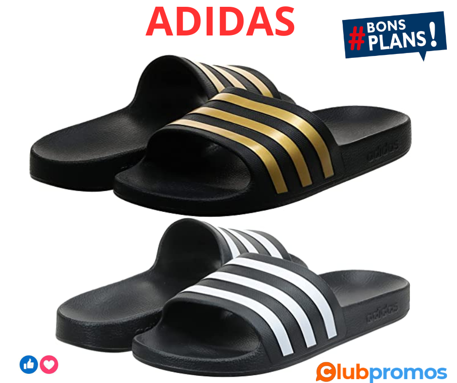 adidas Adilette Aqua, Sandale Mixte .png