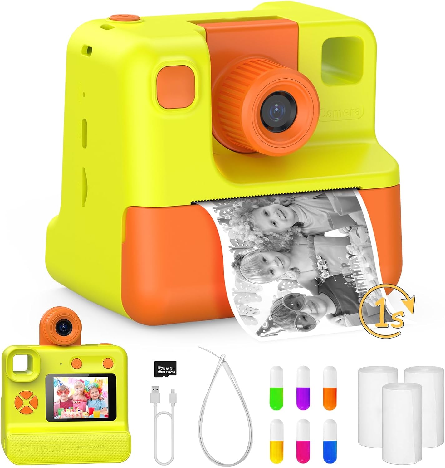 Appareil Photo Instantané Thermique Enfant 1080P Ponoseu à 19,99€ sur Amazon.jpg