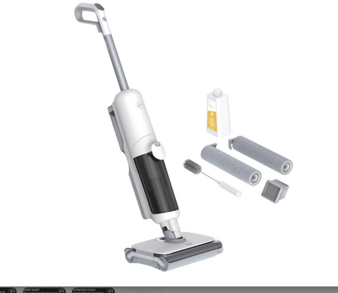 Aspirateur Laveur Sans Fil Hoover HW500, Sec et Humide, Grande Autonomie, Double rouleau, Ecra...png