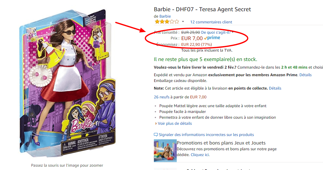 Barbie   DHF07   Teresa Agent Secret  Amazon fr  Jeux et Jouets.png