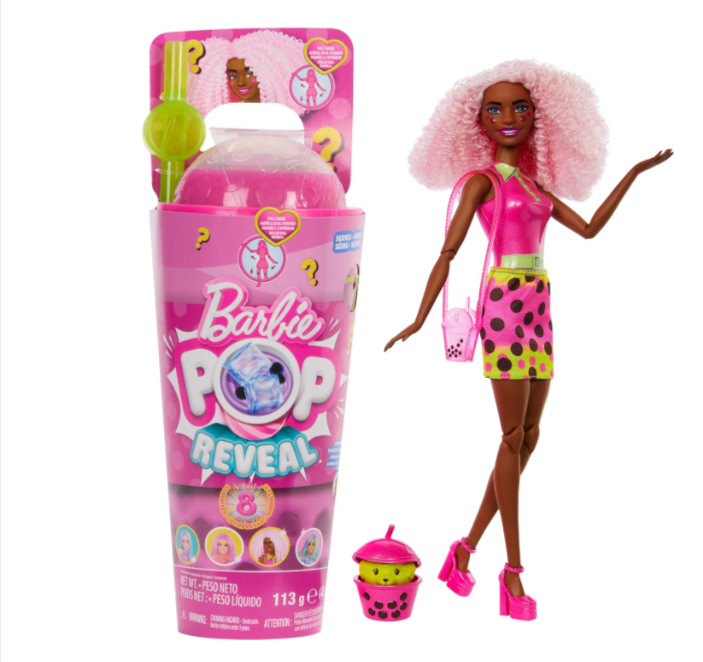 Barbie Poupée Pop Reveal série Bubble Tea avec accessoires – 8 surprises à 7,48€ au lieu de 17...png