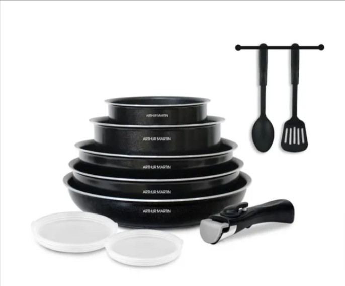 Batterie de cuisine 10 pièces Arthur Martin à 39,99€ sur Cdiscount.png