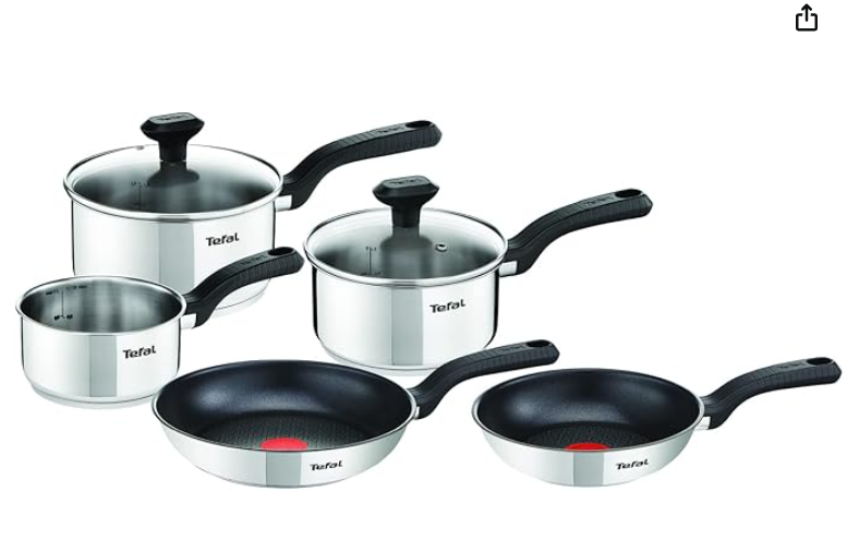 Batterie de cuisine Tefal Comfort Max C972S544 - 7 pièces, Tous feux dont induction  60,99€ su...png