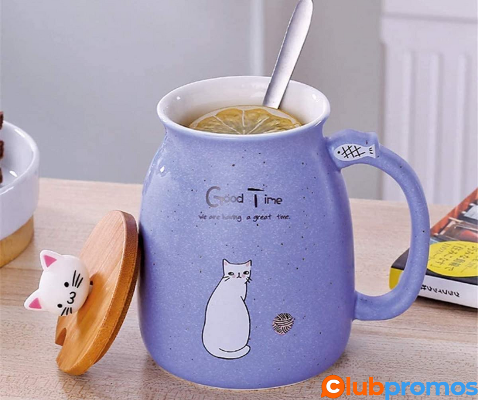 Belle Tasse en Céramique de Chat Tasse de Lait d'eau de Café Ensembles de Tasse de Thé Avec la...png