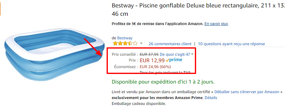 Bestway   Piscine gonflable Deluxe bleue rectangulaire  211 x 132 x 46 cm  Amazon fr  Jardin.png