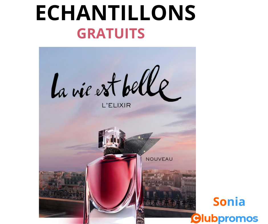 Bon plan Échantillon gratuit de La Vie Est Belle L’Elixir Lancôme.png