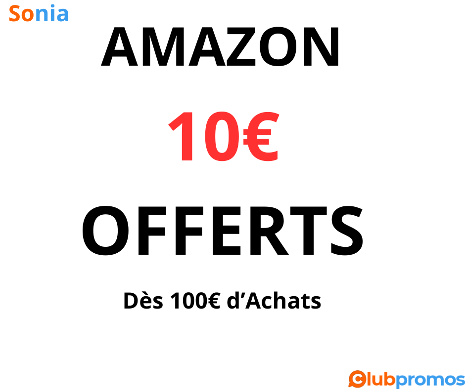 Bon Plan 10 € offerts dès 100 € d’achats sur Amazon - Plus de 1000 articles éligibles.png