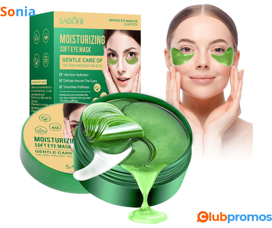 Bon plan Amazon 30 Patchs pour les Yeux au Collagène & Aloe Vera - 2,99€ sur Amazon.png