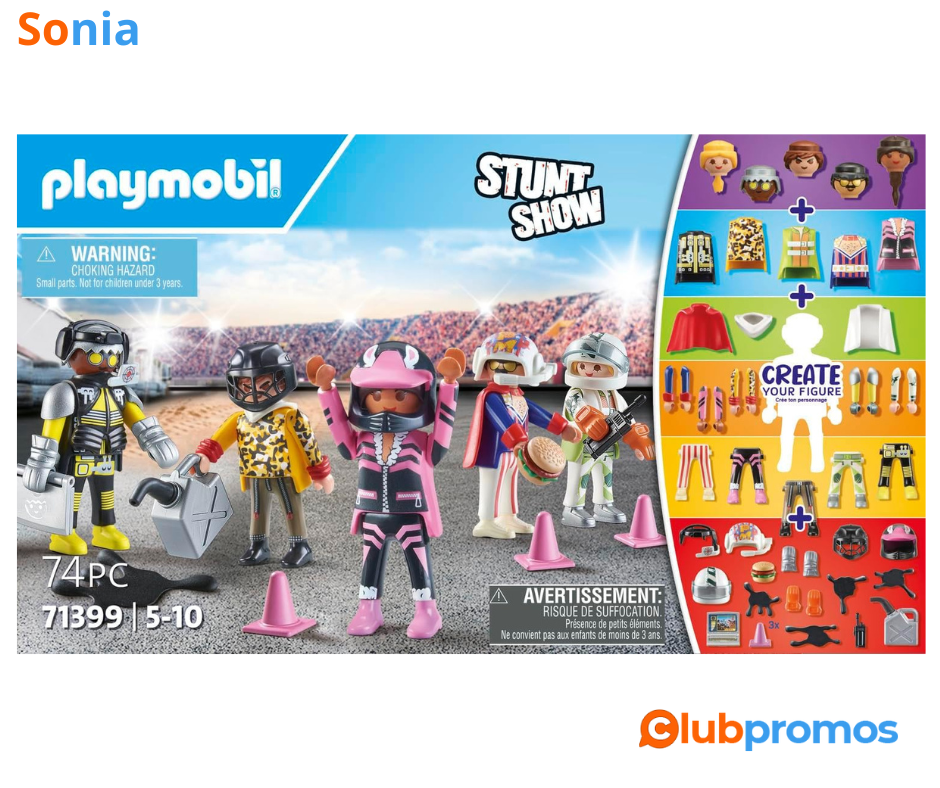 Bon plan amazon 5 Personnages Playmobil 71399 My Figures Cascadeurs à 7,14€ au lieu de 18,99€.png