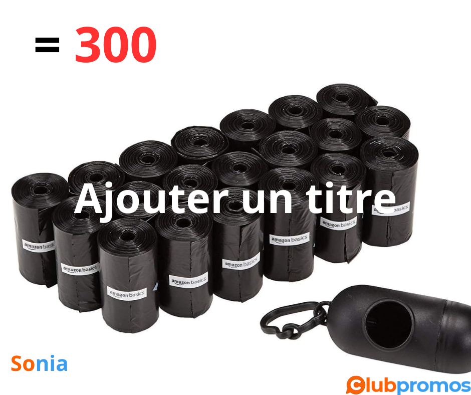 Bon plan amazon Amazon Basics sacs à déjections canines avec distributeur et clip pour laisse,...png