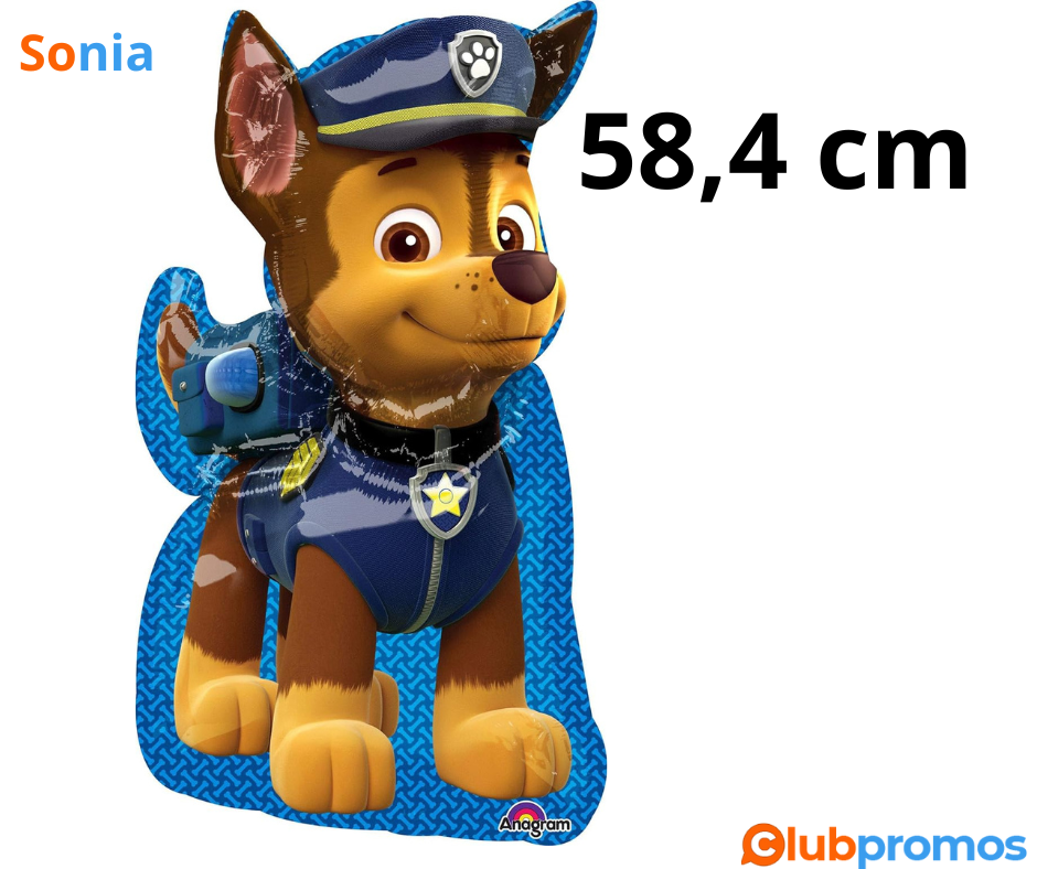 Bon plan amazon Amscan Anagram 3449501 – Ballon Paw Patrol Chase – 58,4 cm-1.png