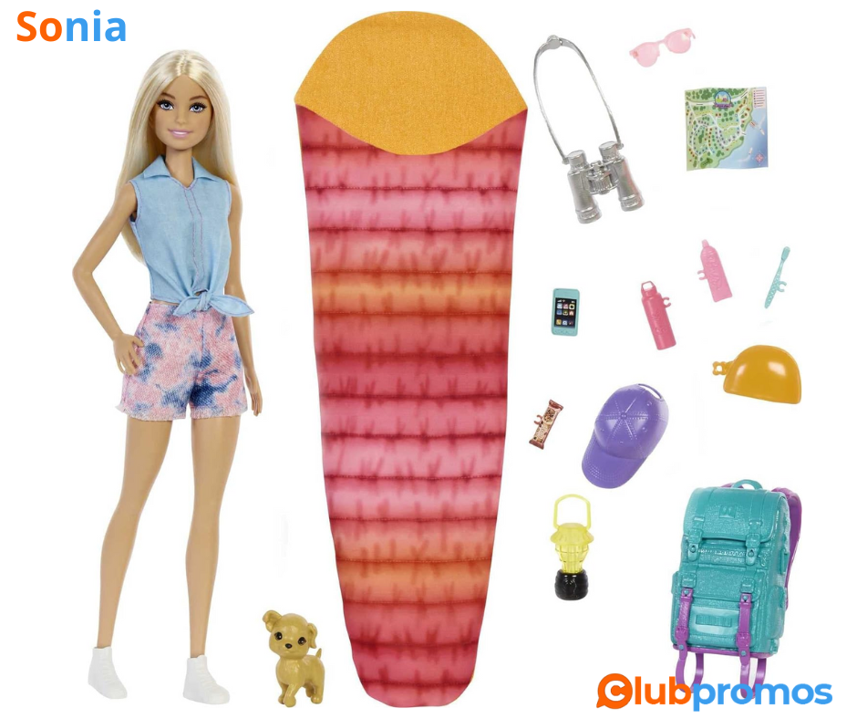 Bon plan amazon Barbie Coffret Camping avec 10 Accessoires - 7,99€ sur Amazon.png