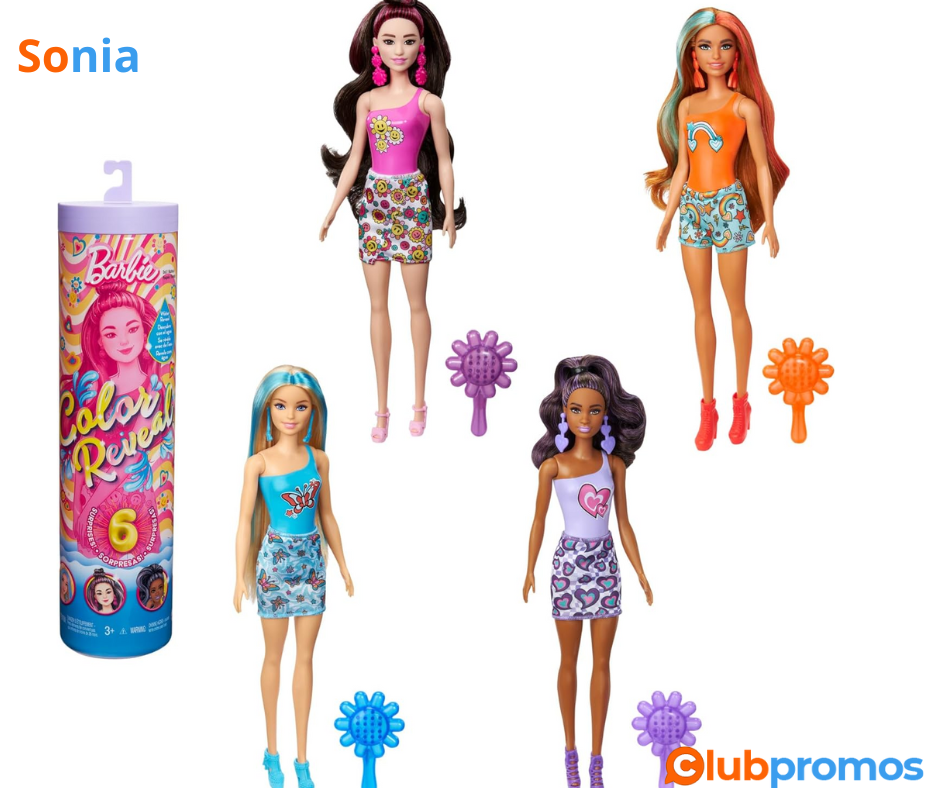 Bon plan Amazon Bon Plan Coffret Barbie Assortiment Poupées Color Reveal Série Groovy Offre sp...png