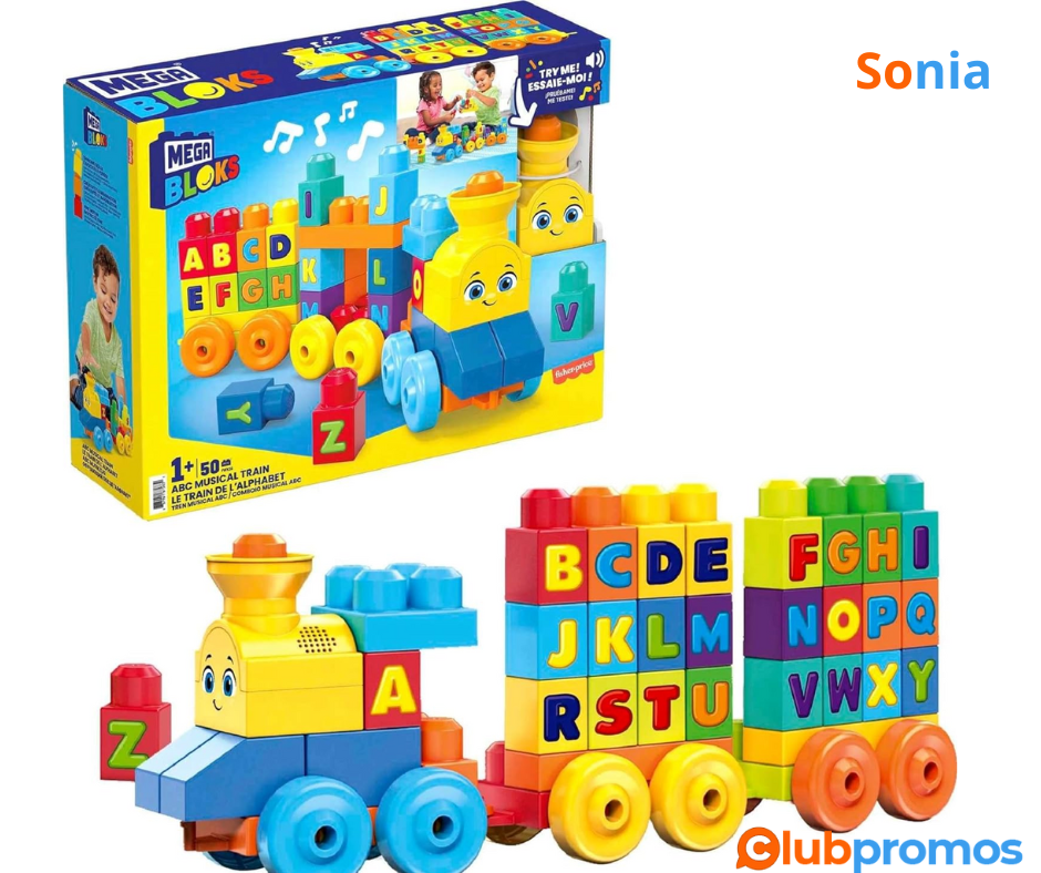 Bon plan amazon Bon Plan Le Train de L'Alphabet MEGA Bloks.png