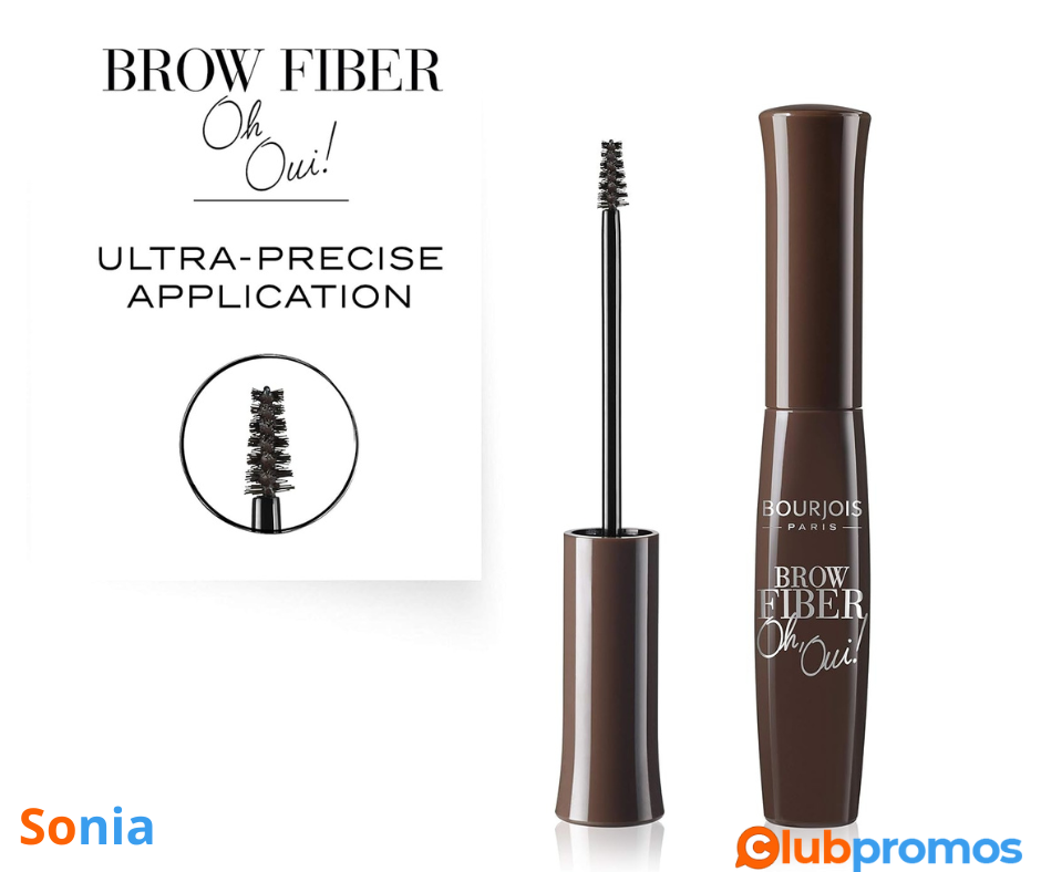 Bon plan Amazon Bourjois - Mascara Sourcils Brow Fiber Oh Oui! - Sourcils fournis et disciplin...png