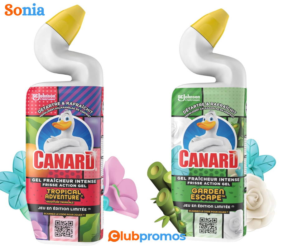 bon plan amazon Canard WC Gel Action Intense Edition Limitée Garden Escape ou Tropical Adventu...png