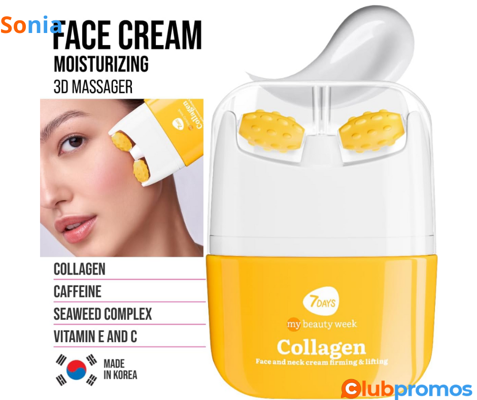 Bon Plan Amazon Crème Lifting Du Visage Au Collagène 7Days.png