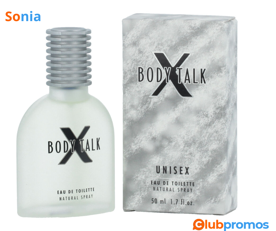 Bon Plan Amazon Eau de toilette unisexe Body Talk X en vaporisateur 50 ml à 4,99€ sur Amazon.png