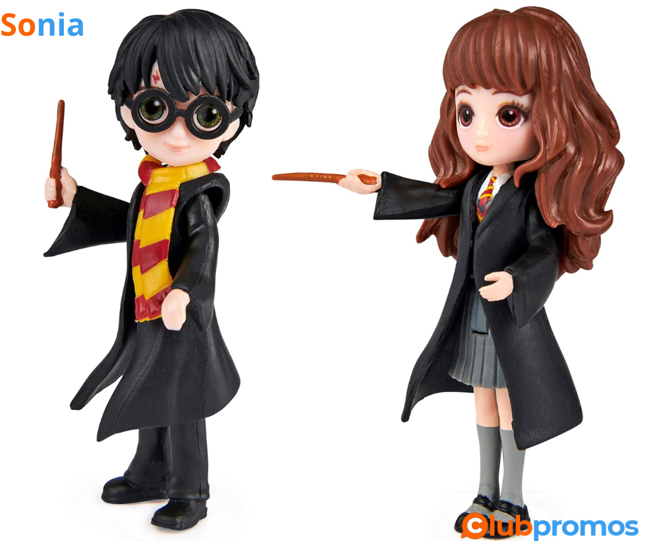 Bon plan amazon HARRY POTTER WIZARDING WORLD - Figurine Harry Potter Articulée 8 cm - Avec Bag...png