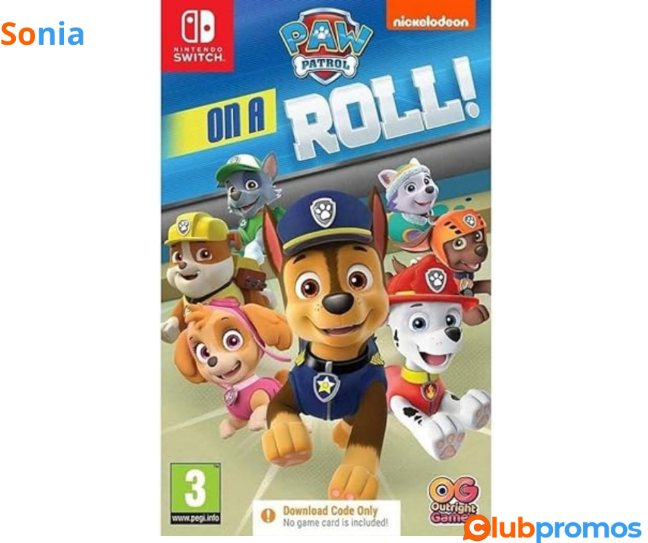 Bon Plan Amazon Jeu pour Switch Pat Patrouille On a Roll.png