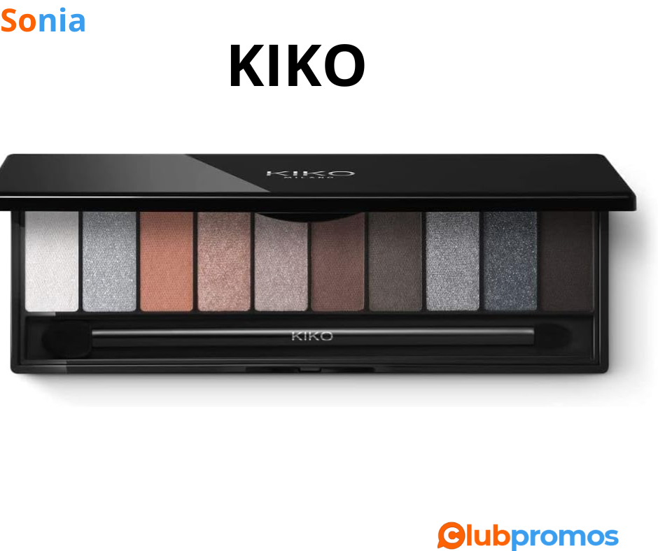 Bon Plan Amazon KIKO Milano Soft Nude Eyeshadow Palette 03 Palette Avec 10 Ombres À Paupières ...png