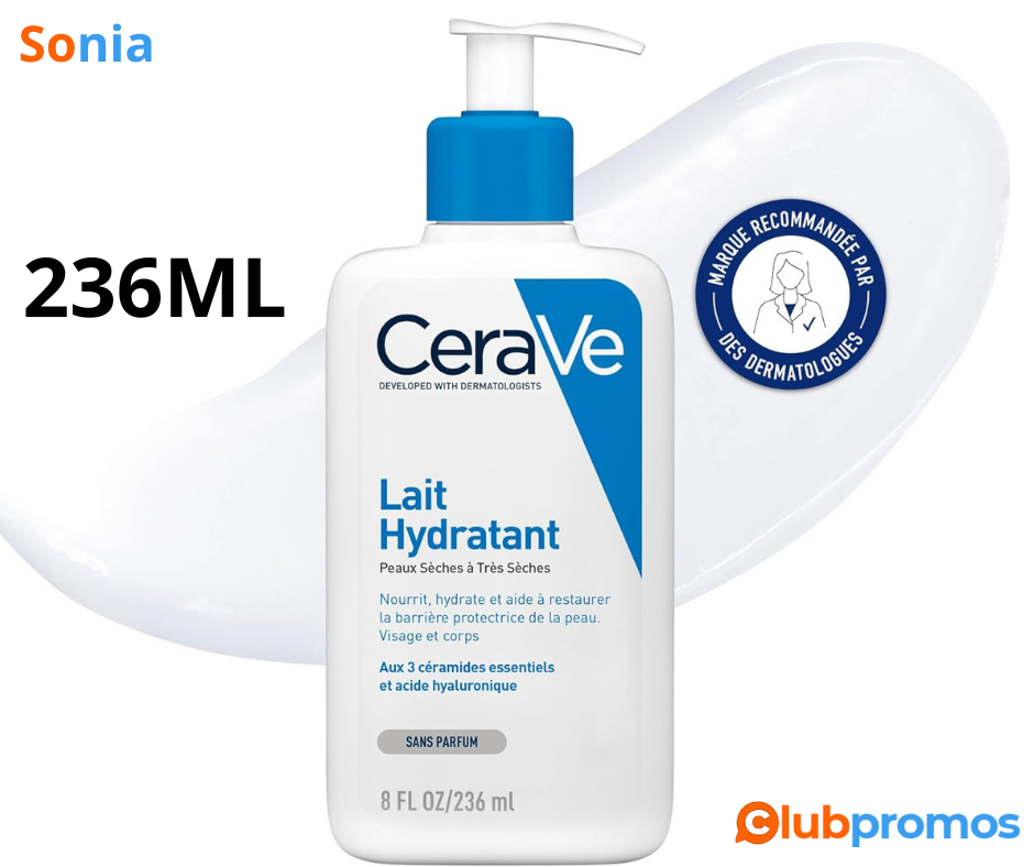 Bon plan amazon Lait Hydratant CeraVe 236 ml - 5,31€ sur Amazon Lait Hydratant CeraVe 236 ml -...png