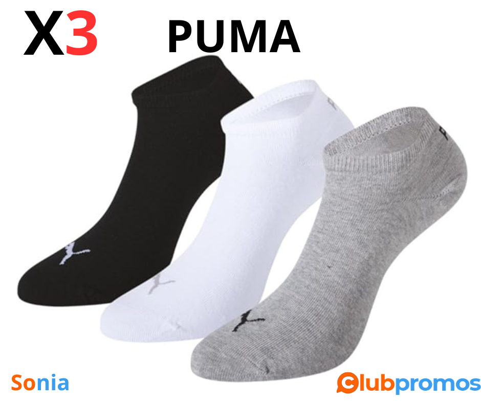 Bon plan Amazon Lot de 3 paires de chaussettes PUMA (39-32) à 4,95€ sur Amazon.png