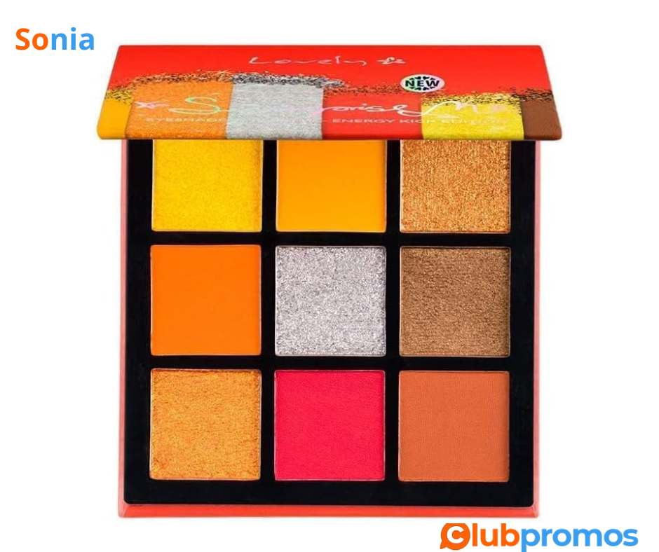 Bon plan Amazon LOVELY. Palette D'ombres à Paupières Surprise Me Energy Kick - Eyeshadows Pale...png