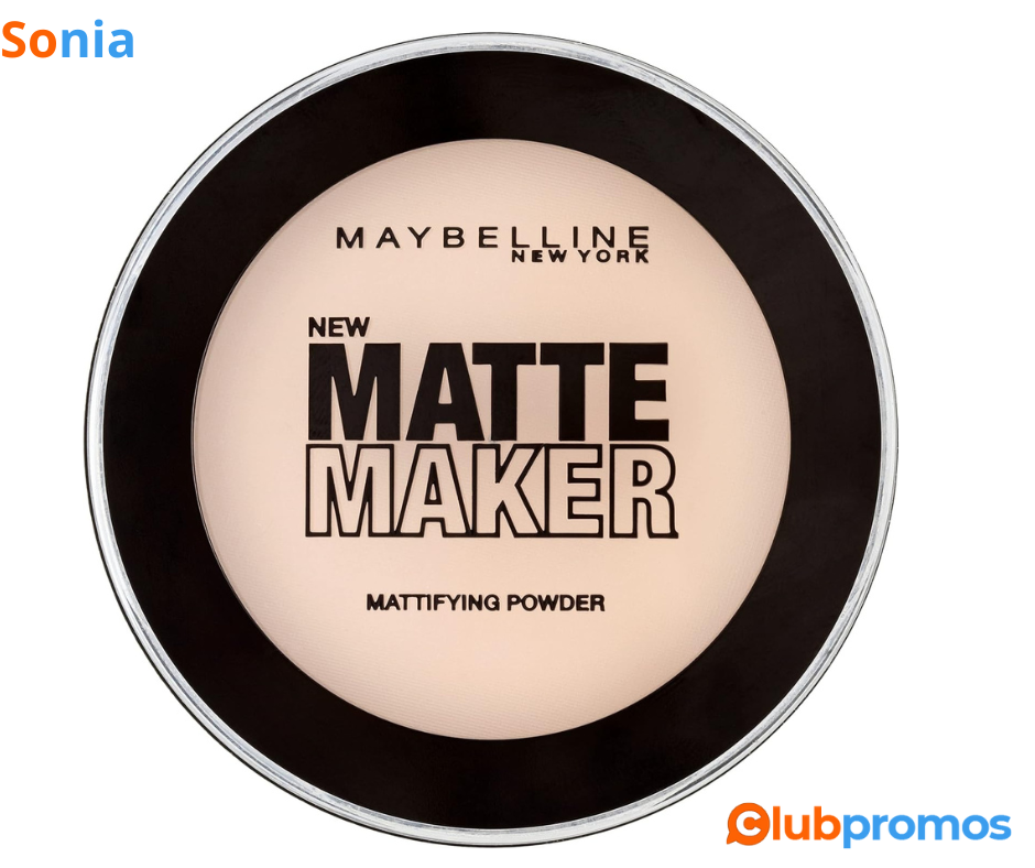 Bon plan Amazon Maybelline mat fabricant Poudre matifiante - beige nude 16g Couleur20 Nude Beige.png