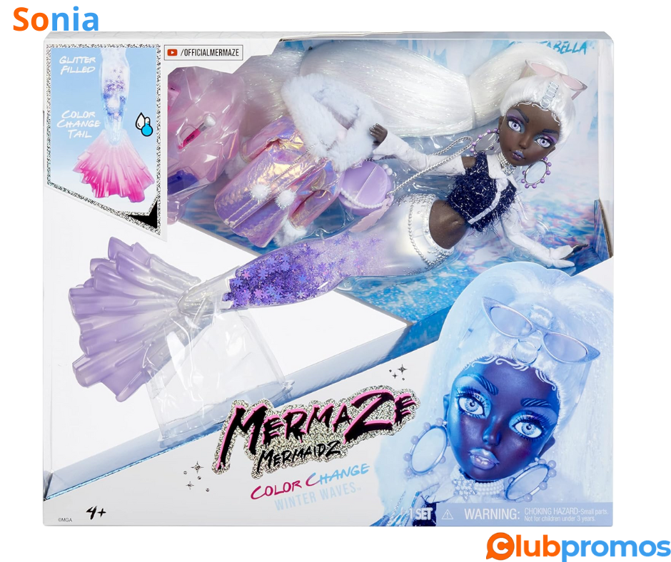 Bon Plan Amazon Mermaze Mermaidz Winter Waves - CRYSTABELLA - Avec 1 poupée sirène, 1 nageoire...png