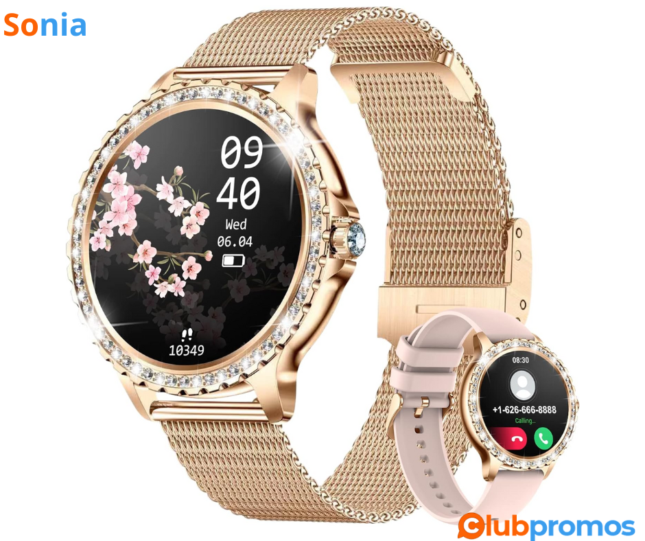 Bon plan Amazon Montre Connectée Femme LIGE avec Appel Bluetooth à 27,19€ au lieu de 67,99€ su...png