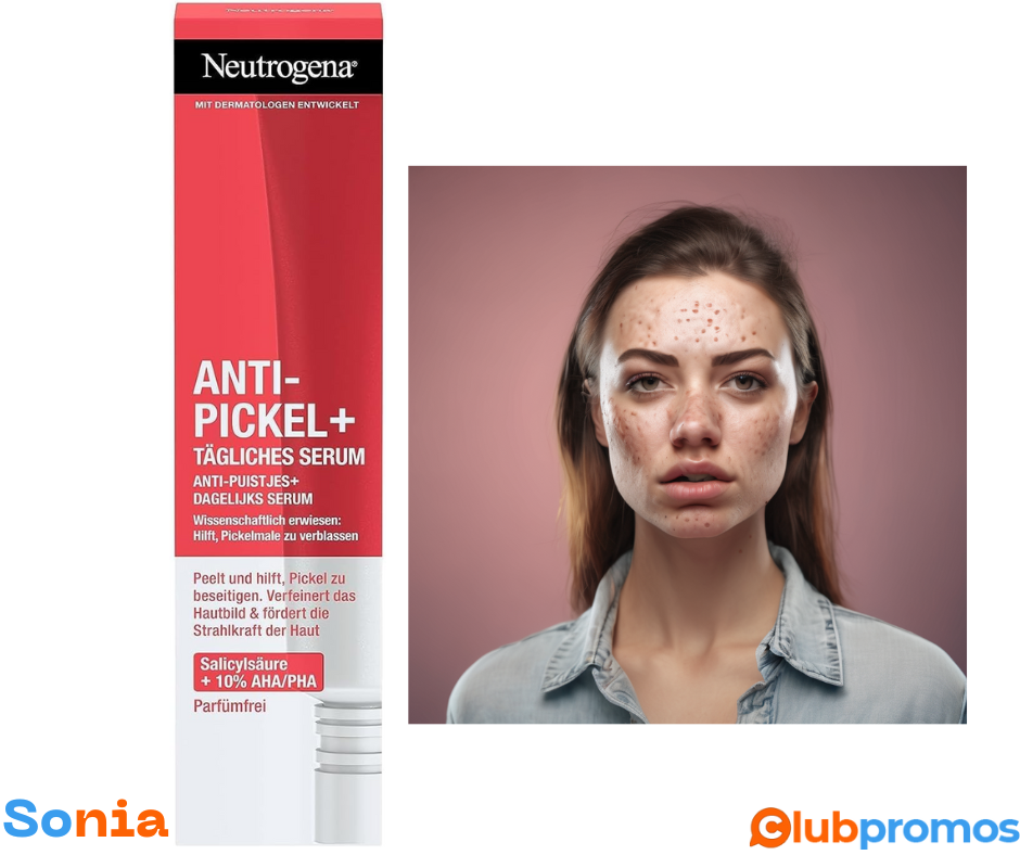 bon plan amazon Neutrogena Anti-boutons+ Sérum Visage Quotidien, Acide Salicylique, Sans Parfu...png