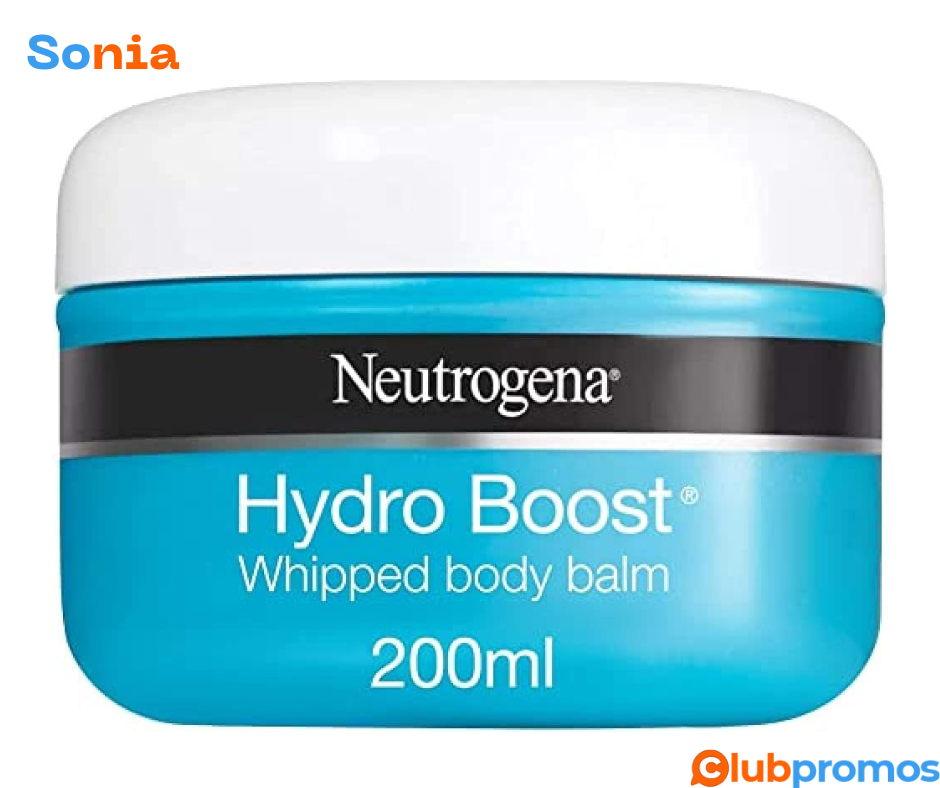 bon plan amazon Neutrogena Hydro Boost baume corporel - 200 ml..png