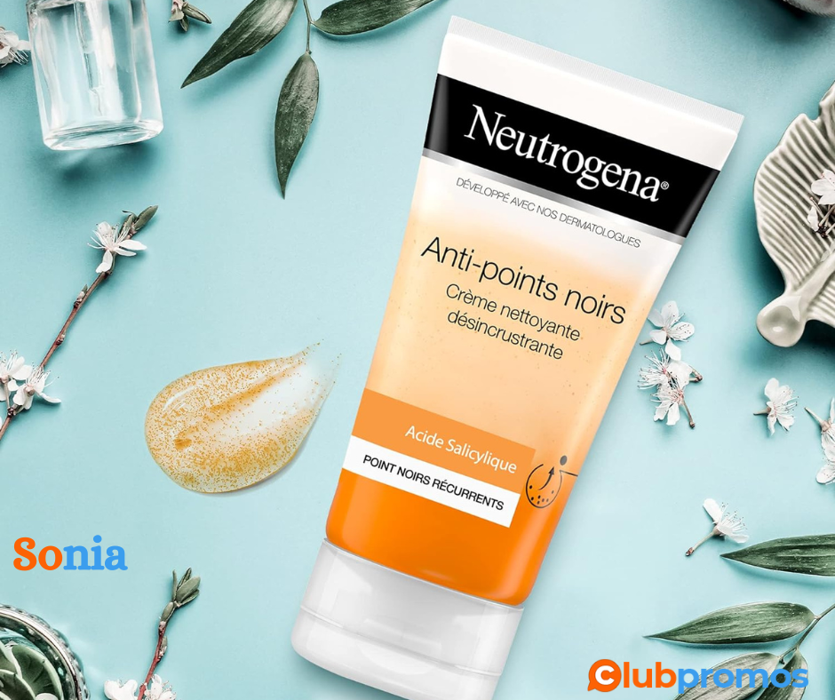 bon plan amazon Neutrogena Visibly Clear Crème Désincrustante Points Noirs Tube 150 ml.png