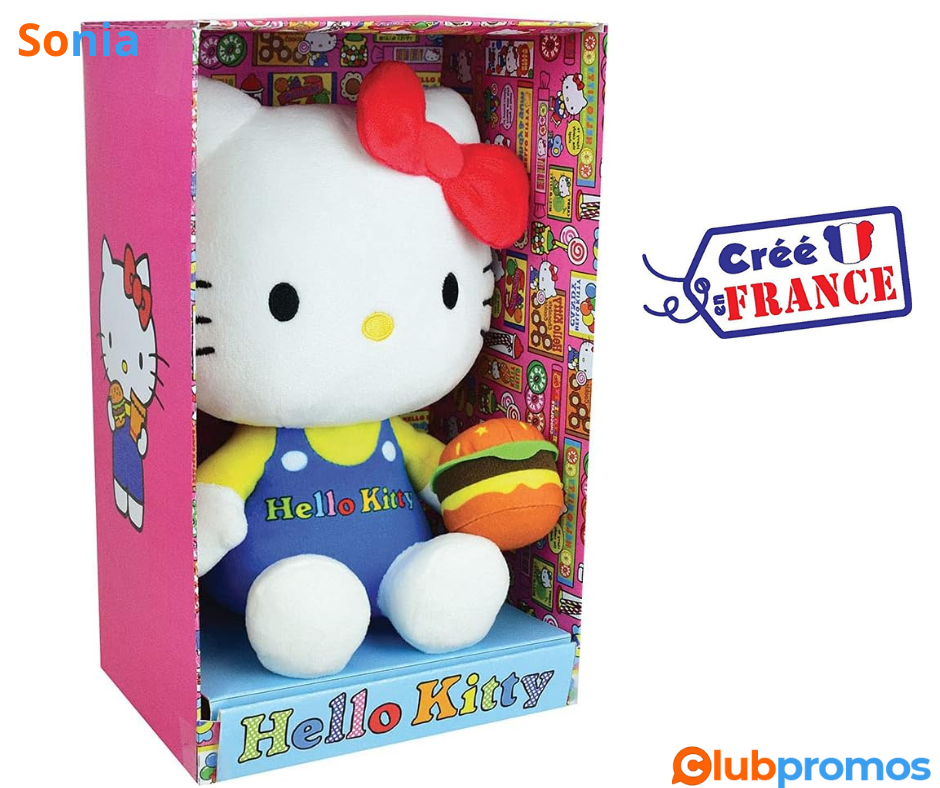 Bon Plan Amazon Peluche Hello Kitty Jemini Retro Food ±20 CM, 024054, Multicolor, Petit - 9,99...png