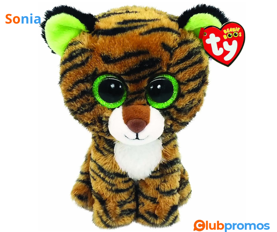 Bon Plan Amazon Peluche Tiggy le Tigre 15 cm, Orange et Noir, TY36387, 3,79€ sur Amazon.png