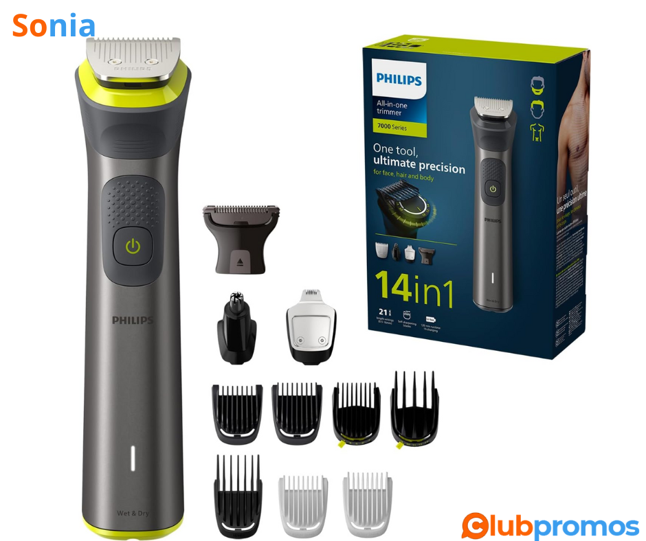 Bon Plan Amazon Philips Multigroom Series 7000 - Tondeuse tout-en-un équipée de 14 sabots pour...png