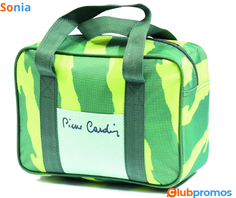 Bon plan Amazon Pierre Cardin, Vert Linea Haiti Sac Isotherme 6 l.png