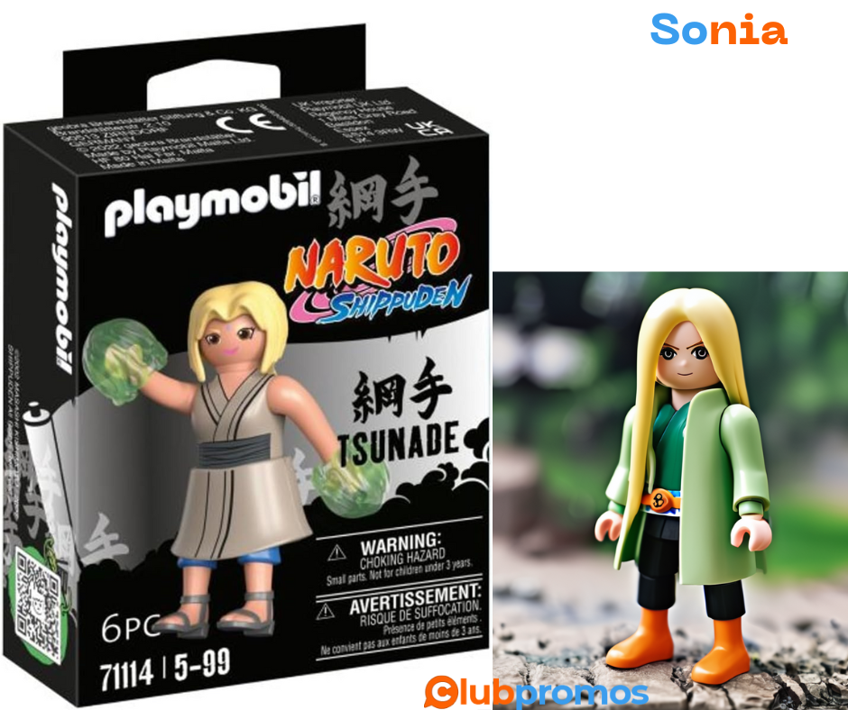 bon plan amazon Playmobil 71114 Tsunade - Naruto - Héros Issu de la série d'anime .png