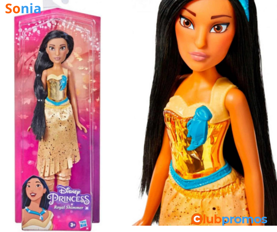 Bon plan amazon Poupée Disney Princesses Pocahontas à 6,39€ au lieu de 13,99€ sur Amazon.png