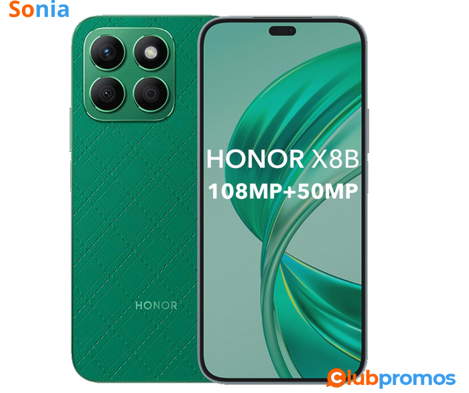 Bon plan amazon Smartphone Smartphone HONOR X8B 5G 8Go 256Go à 189€ au lieu de 237€ sur Amazon.png