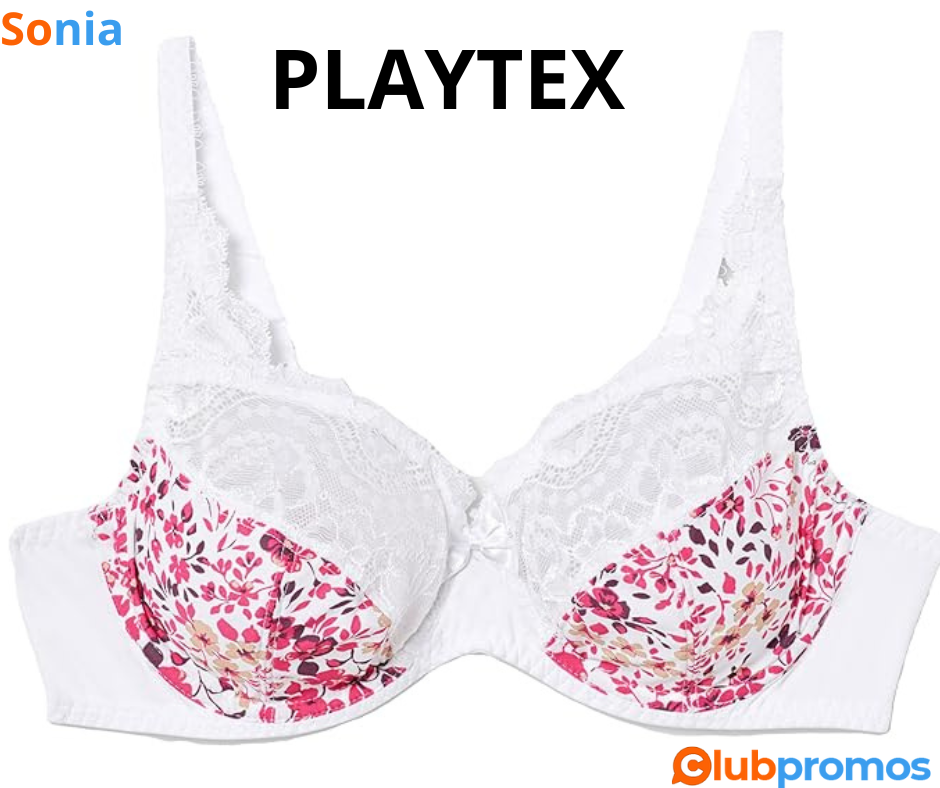 Bon plan amazon Soutien-gorge Playtex Femme avec Armatures en Microfibre Flower Elegance.png