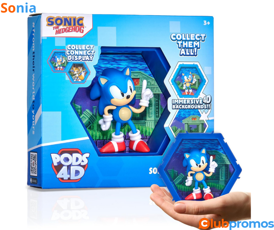 Bon plan Amazon WOW! PODS 4D Classic Sonic Figurine Unique à Collectionner à tête branlante Qu...png