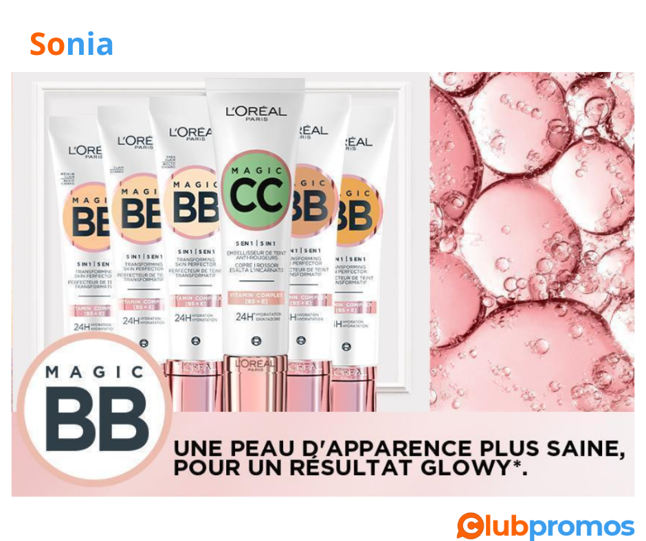 Bon plan amazonBB Crème Teintée C'est Magic L'Oréal Paris.png