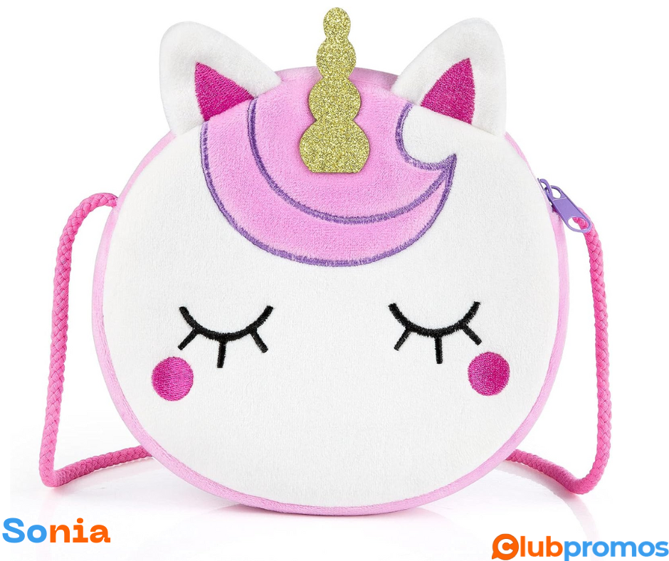 bon plan amazonCzemo Sac a Main Petite Fille Mignonnes Épaule Sac Bandoulière Peluche Enfant F...png