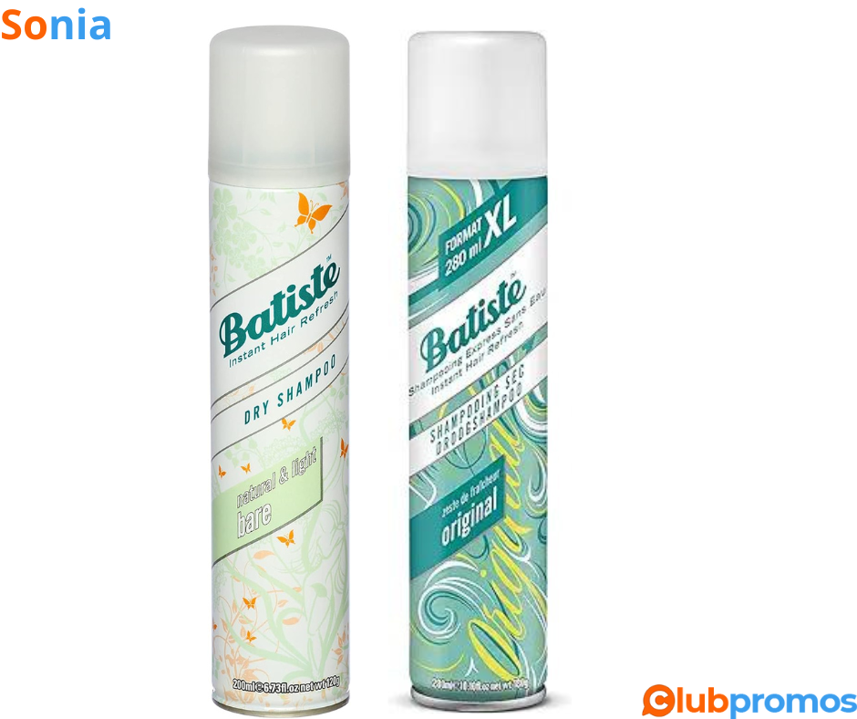 Bon Plan Batiste Shampooing Sec Nude, 200 ml 3,45€ sur Amazon.png